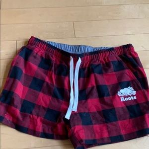 Roots pajama shorts